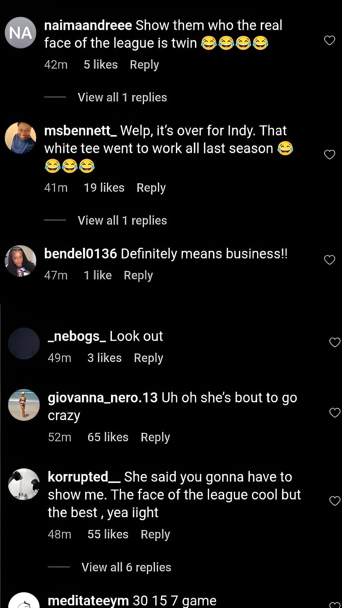 Comments on the post